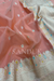 Peach Silk by cotton (Saree)