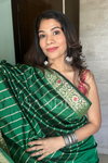 Green stripe Saree
