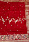Red Floral Buta Premium Saree